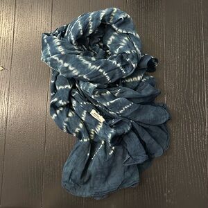 🦋MAIWA Cobalt Blue Needle-Dye Scarf